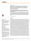 Research paper thumbnail of Quality of the Development of Traumatic Brain Injury Clinical Practice Guidelines: A Systematic Review