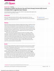 Research paper thumbnail of Ambulatory Health Care Service Use and Costs Among Commercially Insured US Adults With Congenital Heart Disease