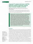 Research paper thumbnail of Impaired T3 uptake and action in MCT8-deficient cerebral organoids underlie the Allan-Herndon-Dudley syndrome