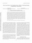 Research paper thumbnail of Does growth rate in oral reading fluency matter in predicting reading comprehension achievement?