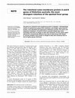 Research paper thumbnail of The rickettsial outer-membrane protein A and B genes of Rickettsia australis, the most divergent rickettsia of the spotted fever group