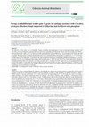 Research paper thumbnail of Forage availability and weight gain of goats on caatinga enriched with Urochloa trichopus (Hochst.) Stapf subjected to fallowing and fertilized with phosphate