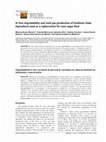 Research paper thumbnail of <b><i>In vitro</i> degradability and total gas production of biodiesel chain byproducts used as a replacement for cane sugar feed