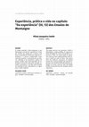 Research paper thumbnail of Experiência, prática e vida no capítulo “Da experiência” (III, 13) dos Ensaios de Montaigne