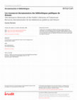 Research paper thumbnail of Les ressources documentaires des bibliothèques publiques de demain