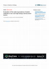 Research paper thumbnail of Evaluation of the water-equivalence of plastic materials in low- and high-energy clinical proton beams