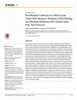 Research paper thumbnail of Bird-Window Collisions at a West-Coast Urban Park Museum: Analyses of Bird Biology and Window Attributes from Golden Gate Park, San Francisco