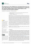 Research paper thumbnail of Development of a New Method for Calculating Intraocular Lens Power after Myopic Laser In Situ Keratomileusis by Combining the Anterior–Posterior Ratio of the Corneal Radius of the Curvature with the Double-K Method