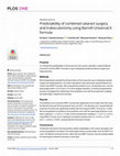 Research paper thumbnail of Predictability of combined cataract surgery and trabeculectomy using Barrett Universal Ⅱ formula