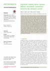 Research paper thumbnail of Asymmetric isolating barriers between different microclimatic environments caused by low immigrant survival