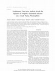 Research paper thumbnail of Evolutionary Time-Series Analysis Reveals the Signature of Frequency-Dependent Selection on a Female Mating Polymorphism