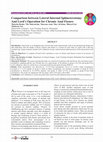 Research paper thumbnail of Comparison between Lateral Internal Sphincterotomy And Lord’s Operation for Chronic Anal Fissure