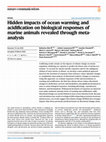 Research paper thumbnail of Hidden impacts of ocean warming and acidification on biological responses of marine animals revealed through meta-analysis