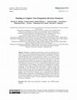 Research paper thumbnail of Modeling of Computer Virus Propagation with Fuzzy Parameters