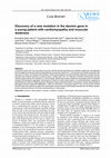 Research paper thumbnail of Discovery of a new mutation in the desmin gene in a young patient with cardiomyopathy and muscular weakness