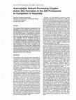 Research paper thumbnail of Autocatalytic Subunit Processing Couples Active Site Formation in the 20S Proteasome to Completion of Assembly