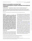 Research paper thumbnail of Histone sumoylation promotes Set3 histone-deacetylase complex-mediated transcriptional regulation