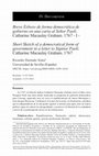 Research paper thumbnail of Breve Esbozo de forma democrática de gobierno en una carta al Señor Paoli, Catharine Macaulay Graham