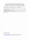 Research paper thumbnail of Characterization of mechanosynthesized Bi 1−x Sm x FeO 3 samples unencumbered by secondary phases or compositional inhomogeneity