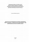 Research paper thumbnail of Gestão de polos municipais do sistema universidade aberta do Brasil: alternativas de financiamento - uma abordagem no estado do Espírito Santo