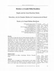 Research paper thumbnail of Derechos y de los grandes medios de comunicación de Brasil