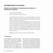 Research paper thumbnail of 3D Digital Space and People: Extents and Limitations of Integrating Human Figures in Architectural Animation