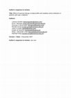 Research paper thumbnail of s response to reviews Title : Effect of exercise therapy on lipid profile and oxidative stress indicators in patients with type 2 diabetes