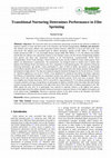 Research paper thumbnail of Transitional Nurturing Determines Performance in Elite Sprinting