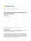 Research paper thumbnail of Immunomodulatory roles of endotoxin and glutaraldehyde in the development of latex allergy