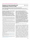 Research paper thumbnail of Treatment of atopic dermatitis with tralokinumab, an anti–IL-13 mAb