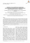 Research paper thumbnail of Prediction of service half-life time of high density polyethylene/organo-modified calcium carbonate composite exposed naturally at Dong Hoi - Quang Binh