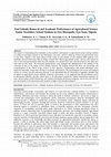 Research paper thumbnail of Fuel Subsidy Removal and Academic Performance of Agricultural Science Senior Secondary School Students in Oyo Metropolis, Oyo State, Nigeria