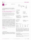 Research paper thumbnail of Crystal structure of 2-[(E)-2-(2-chlorobenzylidene)hydrazin-1-yl]-4-phenyl-1,3-thiazole