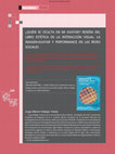 Research paper thumbnail of ¿Quién Se Oculta en MI Avatar? Reseña Del Libro Estética De La Interacción Visual: La Imagen-Avatar y Performance en Las Redes Sociales