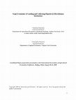 Research paper thumbnail of 1 Scope Economies of Lending and Collecting Deposits in Microfinance Institutions