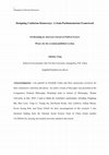 Research paper thumbnail of Designing Confucian Democracy: A Semi-Parliamentarian Framework