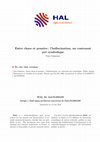 Research paper thumbnail of Entre chaos et pensées : l'hallucination, un contenant pré symbolique