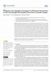 Research paper thumbnail of Mitigation and Adaptation Strategies for Different Urban Fabrics to Face Increasingly Hot Summer Days Due to Climate Change