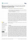 Research paper thumbnail of Mechanical and Thermal Effects of Using Fine Recycled PET Aggregates in Common Screeds