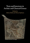 Research paper thumbnail of Texts and Intertexts in Archaic and Classical Greece