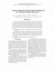 Research paper thumbnail of Dynamic temperature control in injection molding with new conformal heating/cooling system