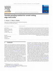 Research paper thumbnail of Toroidal grinding method for curved cutting edge twist drills