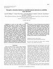 Research paper thumbnail of Disruptive coloration elicited on controlled natural substrates in cuttlefish,<i>Sepia officinalis</i>