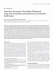 Research paper thumbnail of Squid Have Nociceptors That Display Widespread Long-Term Sensitization and Spontaneous Activity after Bodily Injury