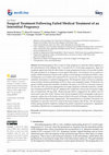 Research paper thumbnail of Surgical Treatment Following Failed Medical Treatment of an Interstitial Pregnancy