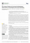 Research paper thumbnail of New Topical Therapy for Provoked Vestibulodynia: Improvement of Psychological and Sexual Well-Being