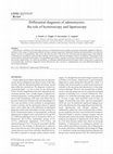 Research paper thumbnail of Differential diagnosis of adenomyosis: the role of hysteroscopy and laparoscopy