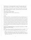 Research paper thumbnail of Identification of immunodominant epitopes on nucleocapsid and spike proteins of the SARS-CoV-2 in Iranian COVID-19 patients