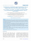 Research paper thumbnail of Sero-Prevalence of Antibodies against Varicella Zoster Virus in Children under Seven-Years Old in 2012 in Tehran, Iran