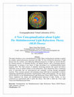 Research paper thumbnail of A New Conceptualization about Light: The Multidimensional Light Refractions Theory (MLR-Theory)